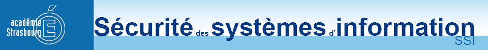 Sécurité des systèmes d'information de l'académie de Strasbourg (logo)