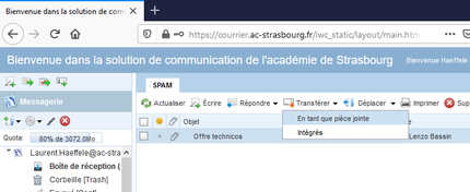 n°4 Signaler un SPAM Sécurité des systèmes d'information de l'académie de Strasbourg